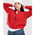 Rote Streetwear LEVI'S Damencardigans aus Polyamid Größe XS 