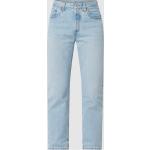 Reduzierte LEVI'S 501 Straight Straight Leg Jeans aus Baumwolle für Damen Größe XS Weite 29, Länge 28 