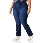 Reduzierte Indigofarbene LEVI'S Straight Leg Jeans aus Denim für Damen Größe L Große Größen 