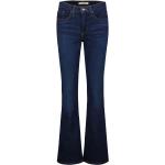 Dunkelblaue LEVI'S Bootcut Jeans aus Denim für Damen Größe XS 