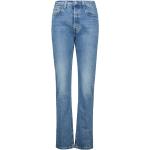 Blaue LEVI'S 501 High Waist Jeans aus Denim für Damen Größe S 