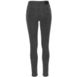 Anthrazitfarbene LEVI'S Skinny Jeans aus Denim für Damen Größe XS 
