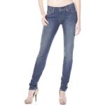 Indigofarbene LEVI'S Hüftjeans & Low Waist Jeans aus Denim für Damen Weite 33 