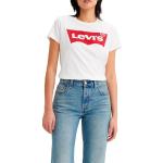 Reduzierte Weiße LEVI'S Rundhals-Ausschnitt T-Shirts für Damen Größe L 