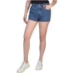 Reduzierte Blaue LEVI'S Jeans-Shorts aus Baumwolle für Damen für den für den Sommer 