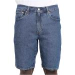 Reduzierte Blaue LEVI'S Jeans-Shorts mit Reißverschluss aus Baumwolle für Herren für den für den Sommer 