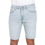 Reduzierte Blaue Vintage LEVI'S Jeans-Shorts mit Reißverschluss aus Baumwolle für Herren für den für den Sommer 