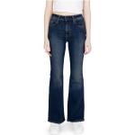 Blaue LEVI'S Slim Fit Jeans aus Baumwolle für Damen Weite 30, Länge 30 für den für den Herbst 