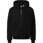 Reduzierte Schwarze Unifarbene LEVI'S Zip Hoodies & Sweatjacken mit Reißverschluss aus Fleece mit Kapuze für Herren Größe S 
