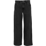 Schwarze LEVI'S Straight Leg Jeans aus Denim für Damen Größe S Weite 28, Länge 28 
