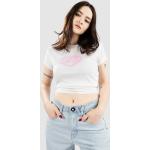 Reduzierte Weiße Streetwear LEVI'S T-Shirts aus Baumwolle für Damen Größe L 