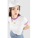 Reduzierte Weiße Streetwear LEVI'S T-Shirts aus Baumwolle für Damen Größe XS 
