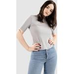 Reduzierte Graue Streetwear LEVI'S T-Shirts aus Polyester enganliegend für Damen Größe XS 