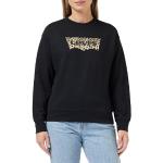 Reduzierte Animal-Print LEVI'S Damensweatshirts mit Leopard-Motiv aus Fleece Größe M 