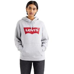 Levi's Graphic Standard Hoodie, Graues Damen-Sweatshirt