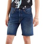 Reduzierte LEVI'S 501 Jeans-Shorts aus Denim für Herren Größe XL für den für den Sommer 
