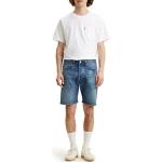 Reduzierte Indigofarbene LEVI'S 501 Jeans-Shorts aus Denim für Herren Größe XL für den für den Sommer 