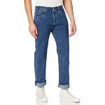 Reduzierte Indigofarbene LEVI'S 501 Original Fit Straight Leg Jeans aus Denim für Herren Größe M Tall Weite 36 