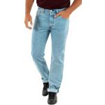 Reduzierte LEVI'S 501 Original Fit Straight Leg Jeans aus Denim für Herren Weite 36 