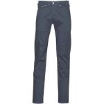 Reduzierte Marineblaue LEVI'S 511 Slim Fit Jeans aus Denim für Herren Weite 33 