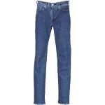Reduzierte LEVI'S 514 Straight Leg Jeans aus Denim für Herren Weite 32 