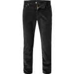 Schwarze Bestickte LEVI'S 511 Slim Fit Jeans aus Cord für Herren Weite 30, Länge 30 