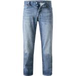 Indigofarbene Bestickte Casual LEVI'S 501 Jeans mit Stickerei aus Baumwolle für Herren Weite 29, Länge 30 für den für den Frühling 