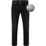 Reduzierte Schwarze LEVI'S 511 Slim Fit Jeans aus Denim für Herren Weite 29, Länge 30 