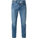 Reduzierte Hellblaue Bestickte LEVI'S 512 Slim Fit Jeans aus Baumwolle für Herren Weite 29, Länge 30 