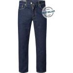 Indigofarbene Bestickte LEVI'S 514 Jeans mit Stickerei aus Denim für Herren Weite 29, Länge 30 