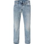 Reduzierte Indigofarbene Bestickte LEVI'S 527 Jeans mit Stickerei aus Baumwolle für Herren Weite 29, Länge 30 