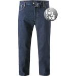 Dunkelblaue Bestickte LEVI'S 501 Jeans mit Stickerei aus Baumwolle für Herren Übergrößen Weite 44, Länge 36 für den für den Frühling 
