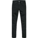 Schwarze LEVI'S 511 Slim Fit Jeans aus Leder für Herren Weite 29, Länge 30 