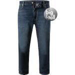 Indigofarbene Bestickte Loose Fit LEVI'S Jeans mit Stickerei aus Baumwolle für Herren Übergrößen Weite 44, Länge 36 für den für den Frühling 