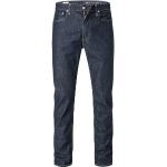 Reduzierte Marineblaue LEVI'S 512 Slim Fit Jeans aus Leder für Herren Weite 29, Länge 30 