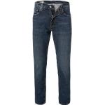 Dunkelblaue Bestickte LEVI'S 512 Slim Fit Jeans aus Baumwollmischung für Herren Weite 29, Länge 30 für den für den Frühling 