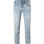 Reduzierte Hellblaue Bestickte LEVI'S 512 Slim Fit Jeans aus Baumwollmischung für Herren Weite 29, Länge 30 