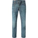 Blaue Bestickte LEVI'S 527 Slim Fit Jeans aus Baumwolle für Herren Weite 29, Länge 30 