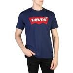 Reduzierte Blaue LEVI'S T-Shirts aus Baumwolle für Herren Größe XL 