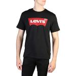 Reduzierte Schwarze LEVI'S T-Shirts aus Baumwolle für Herren Größe S 