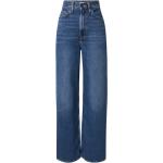 Blaue Loose Fit LEVI'S Bootcut Jeans mit Reißverschluss aus Denim für Damen 