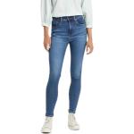 Reduzierte Blaue LEVI'S Skinny Jeans aus Denim für Damen Größe S Weite 32, Länge 30 