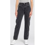Reduzierte LEVI'S 501 Slim Fit Jeans aus Denim enganliegend für Damen 