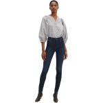 Reduzierte Blaue Unifarbene Super Skinny LEVI'S Skinny Jeans aus Kunstfaser für Damen Größe XS Weite 29 
