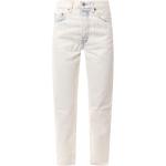 Reduzierte Weiße LEVI'S Slim Fit Jeans aus Baumwolle für Damen 