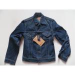 Blaue Vintage LEVI'S Vintage Clothing Übergangsjacken aus Denim für Herren Größe XS 