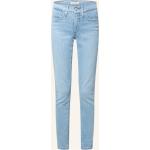 Indigofarbene LEVI'S 5-Pocket Jeans aus Denim für Damen Größe XS 