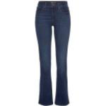 Blaue Bestickte LEVI'S Jeans mit Stickerei aus Denim für Damen Größe XS Weite 32, Länge 32 