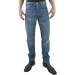 Blaue LEVI'S 501 Tapered Jeans aus Denim für Herren Weite 31 