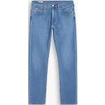Reduzierte Blaue Bestickte LEVI'S Jeans mit Stickerei mit Reißverschluss aus Denim für Herren Größe S Weite 32, Länge 34 